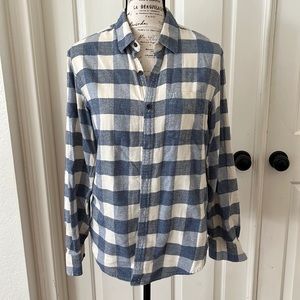 Lucky Brand Flannel Plaid Button Up Shirt